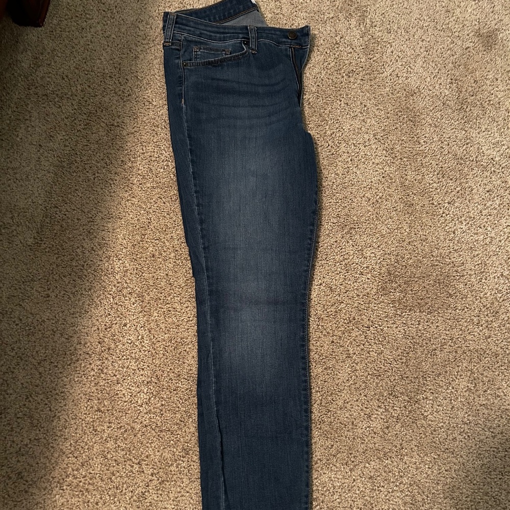 Denim skinny jeans